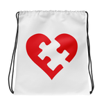 HEART Drawstring bag