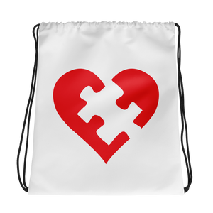 HEART Drawstring bag